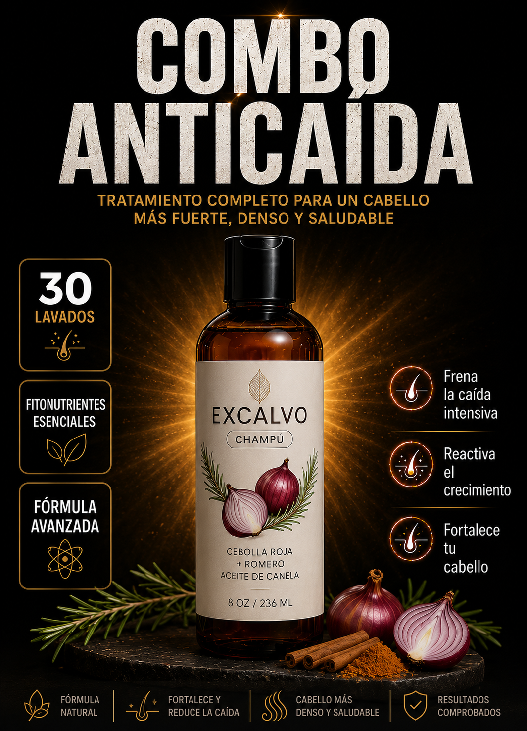 SHAMPOO CRECIMIENTO CAPILAR ACELERADO