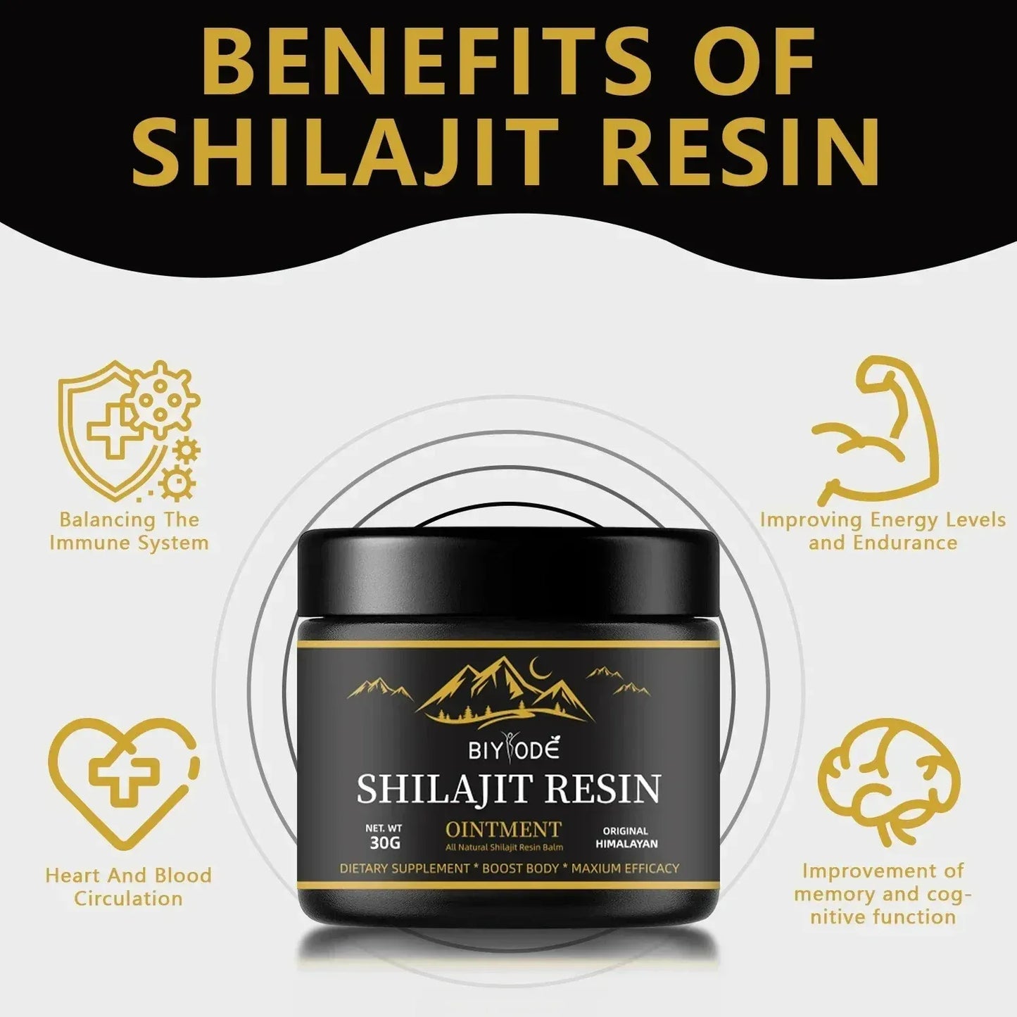 Resina Shilajit Pura del Himalaya