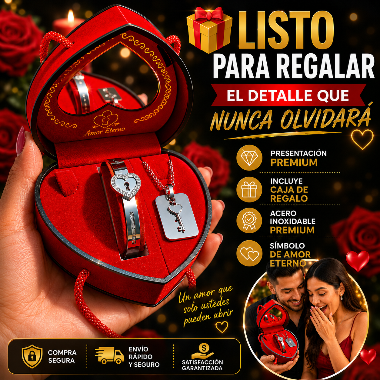 Duo pulsera llave + ENVÍO GRATIS