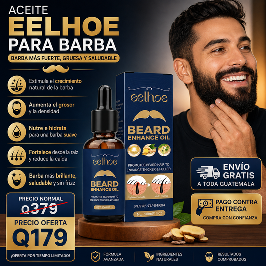 Aceite Potenciador para Barba 🧔‍♂️ | Más Densidad y Volumen